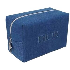 Dior Blue Denim Toiletry Bag